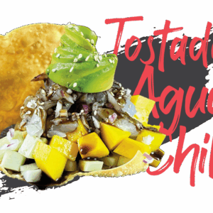 Tostada de aguachile